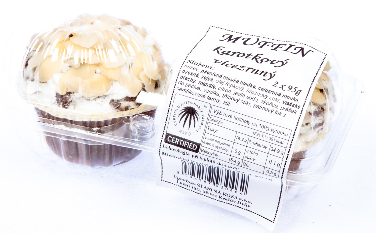 Muffin karotka 2 x 90 g