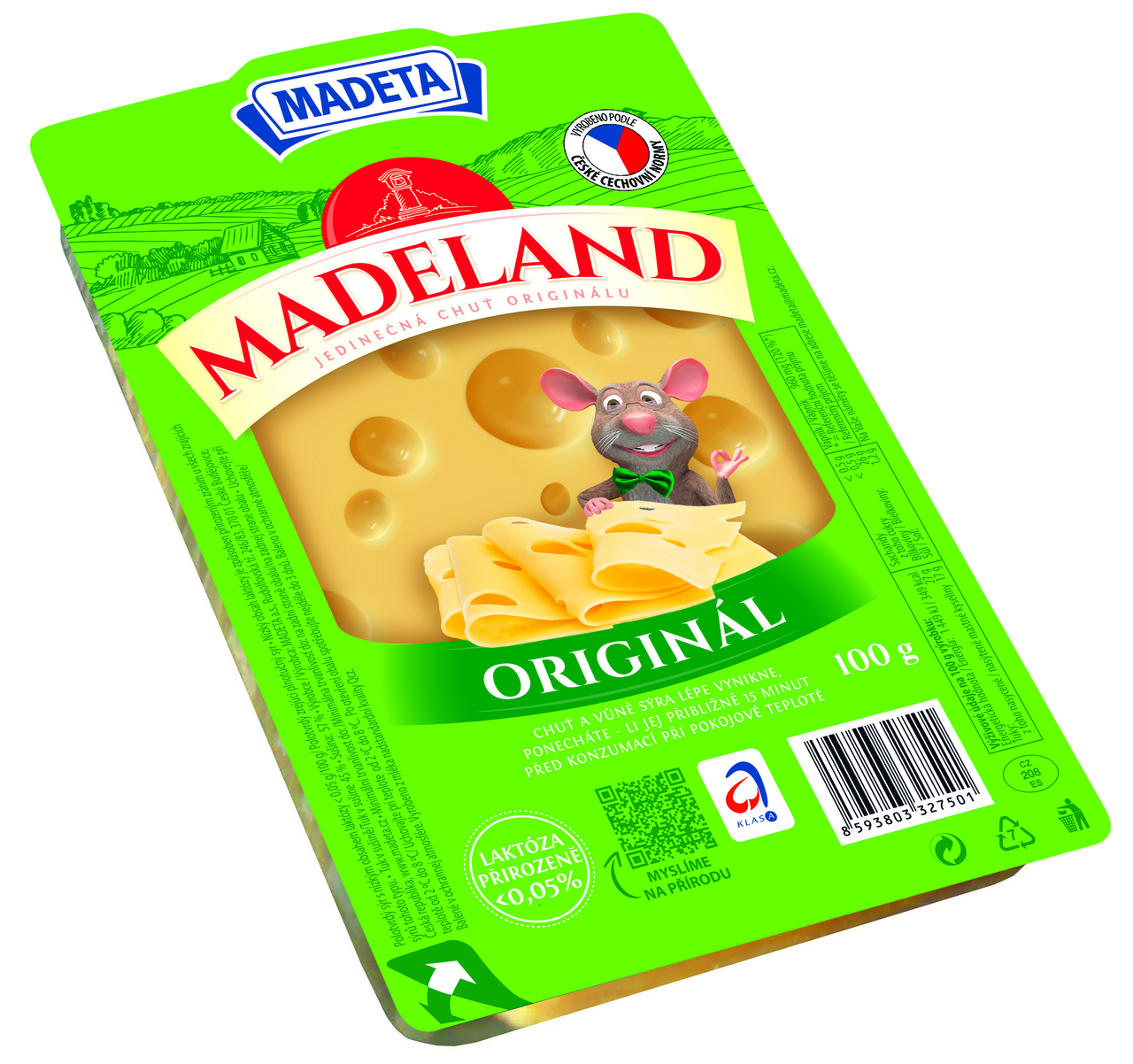 MADETA Madeland sýr plátky chlaz. 100 g