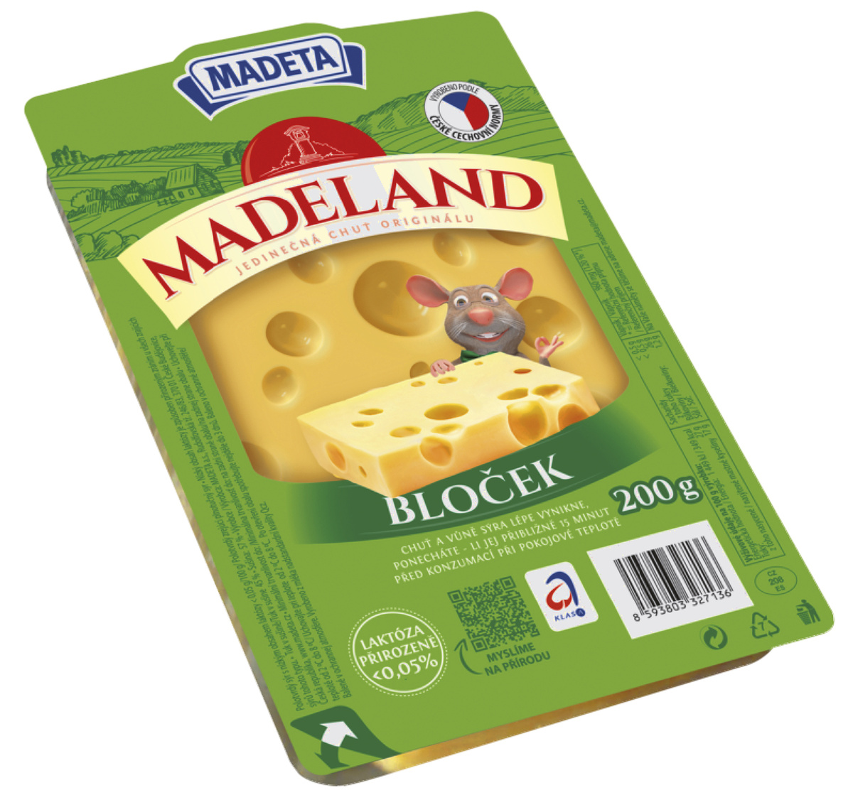 MADETA Madeland sýr 45% bloček chlaz. 200 g