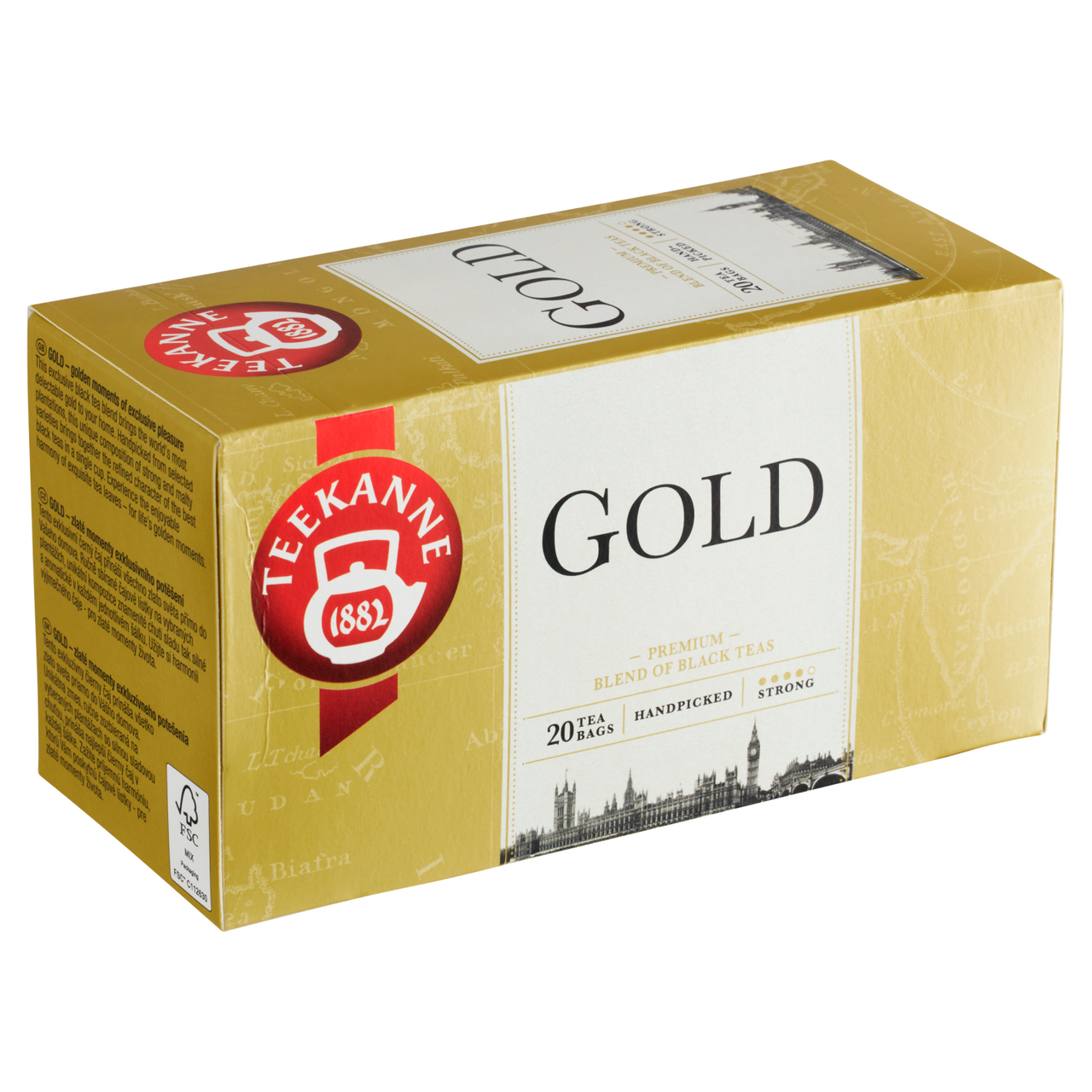 TEEKANNE Gold čaj černý 6 x (20 x 2 g)