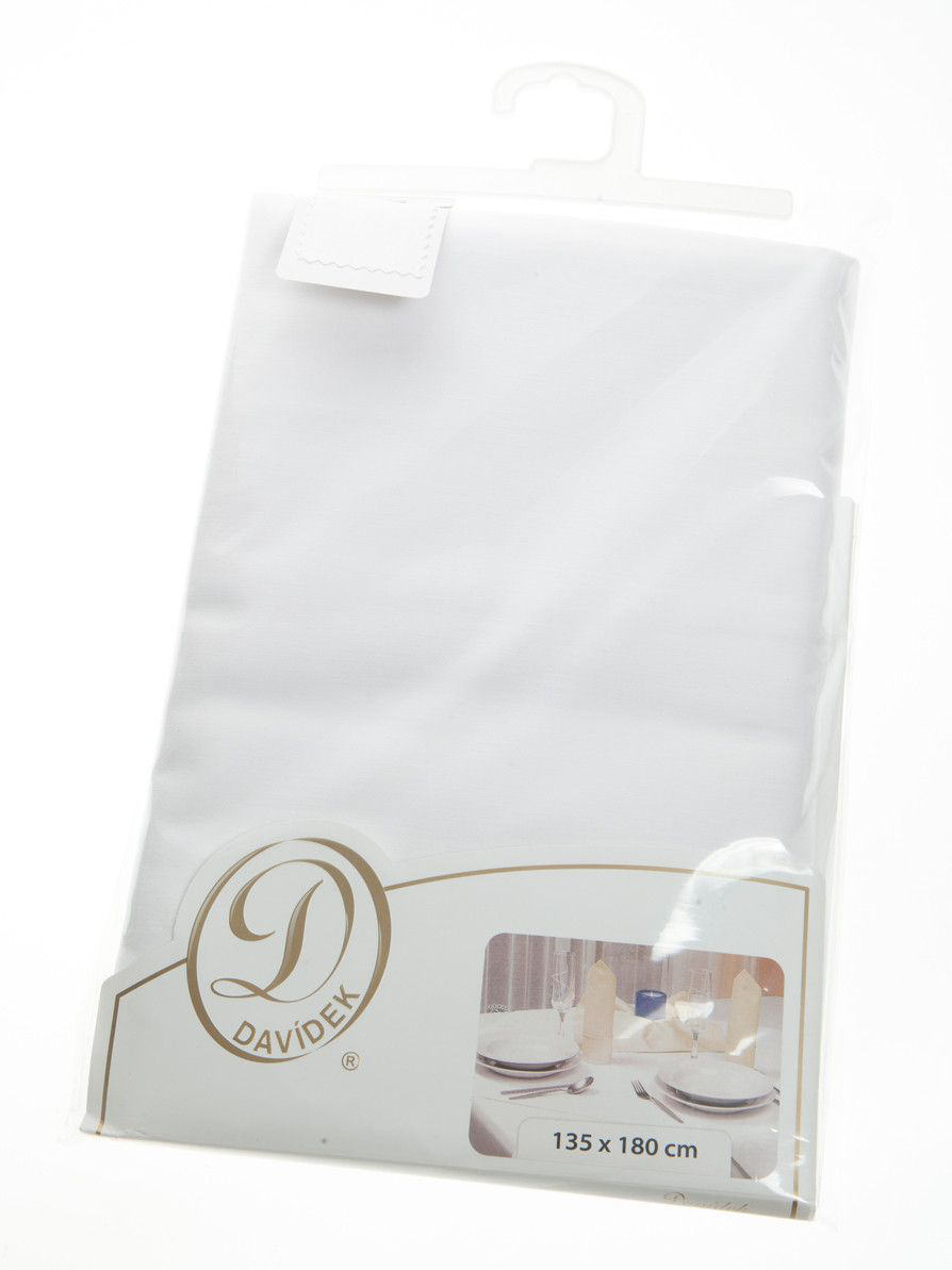 DAVÍDEK Ubrus Classic bílý 135 x 180 cm 1 ks