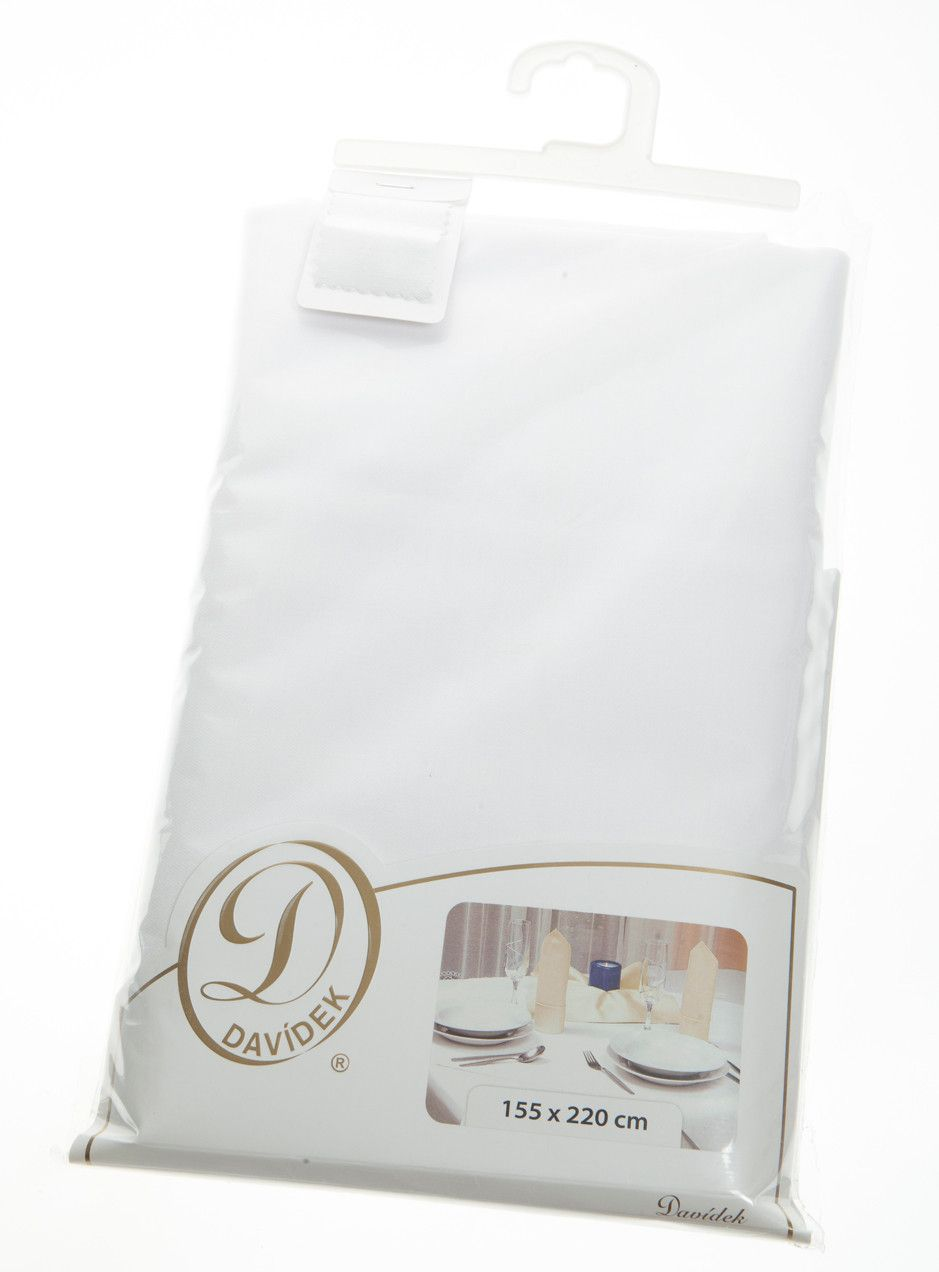 DAVÍDEK Ubrus Classic bílý 155 x 220 cm 1 ks