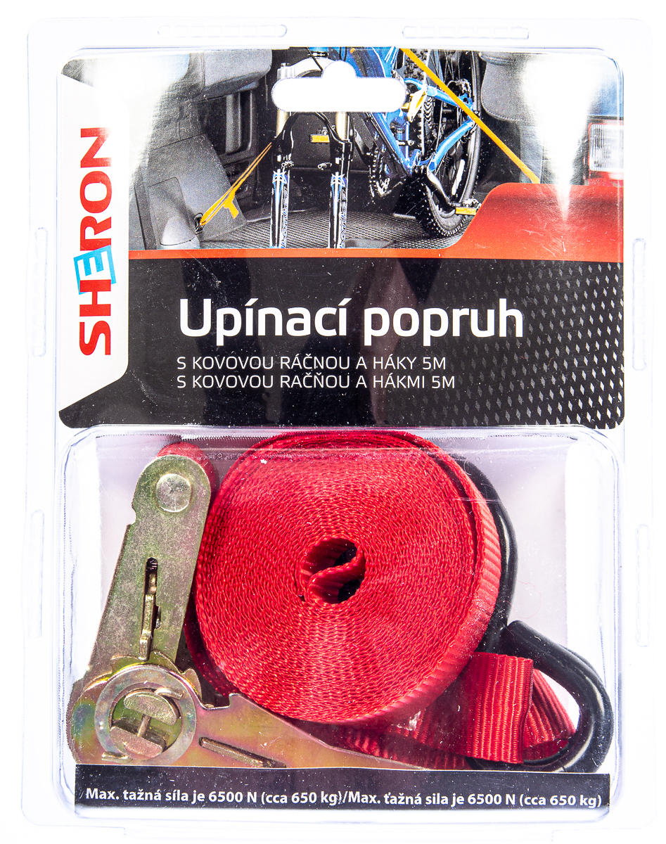 SHERON Popruh upínací s ráčnou 1 ks