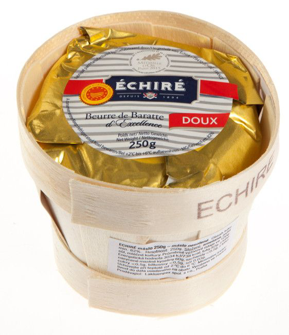 Beurre d'Échiré Máslo AOP jemné 82% chlaz. 250 g