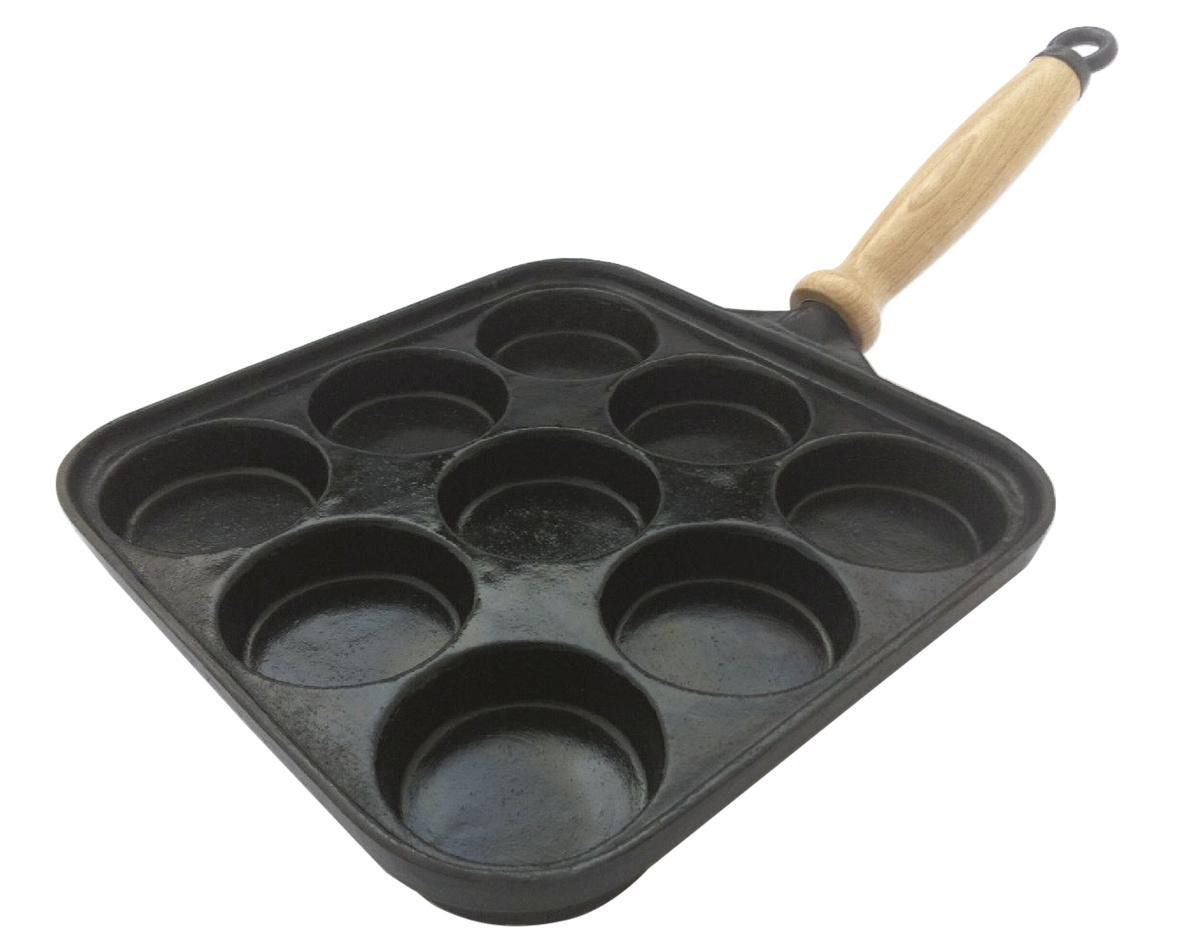 Pánev - Lívanečník pro 9 ks 26 x 26 cm hliníková 1 ks