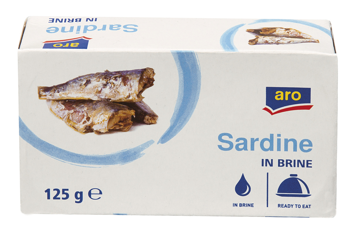 aro Sardinky ve vlastní šťávě 5 x 125 g