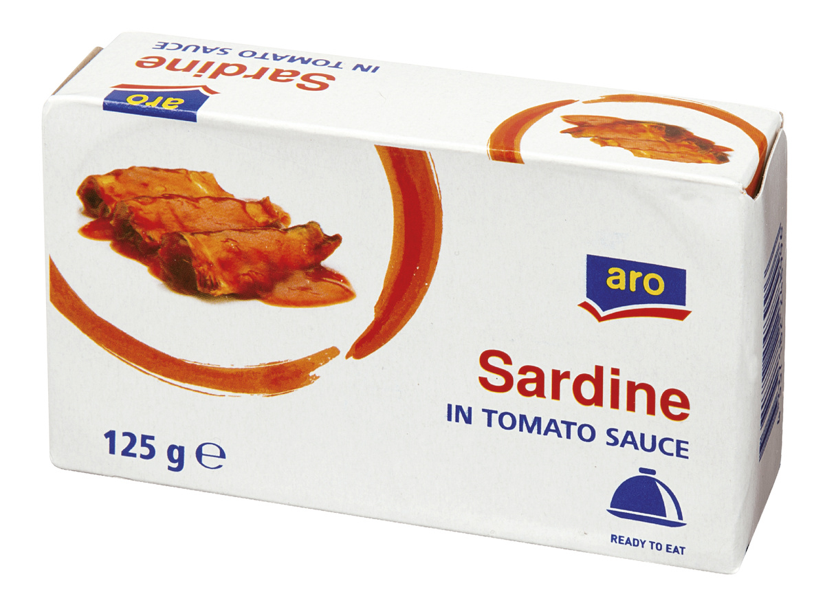 aro Sardinky 125 g Tomato