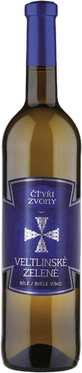Čtyři zvony Veltlinské zelené 6 x 750 ml