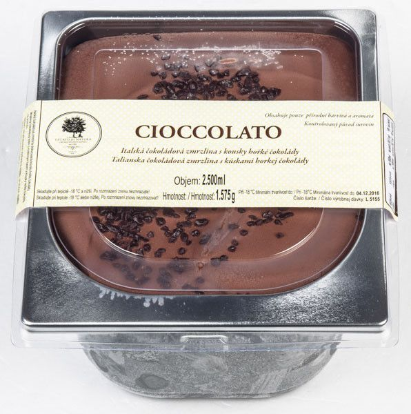 GELATO DI NATURA Zmrzlina čokoládová mraž. 2,5 l