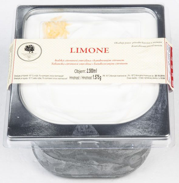 GELATO DI NATURA Zmrzlina citronová mraž. 2,5 l