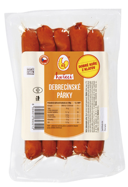DZ KLATOVY Párky debrecínské kuřecí chlaz. 200 g