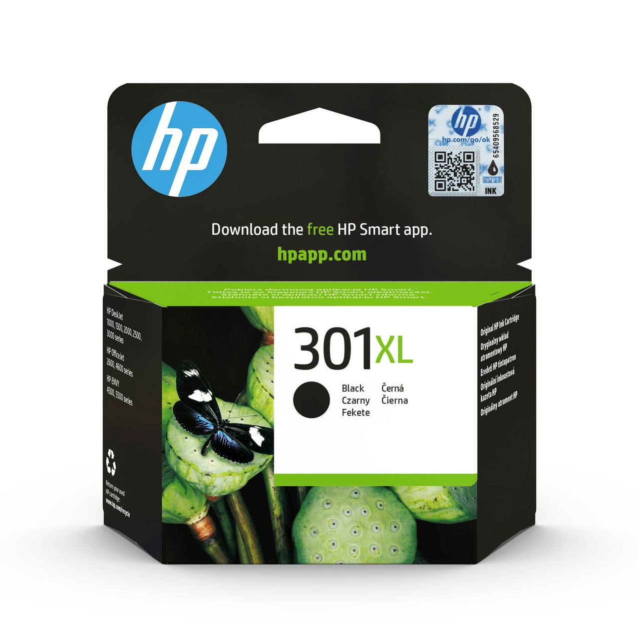 HP Cartridge 301XL black 1 ks