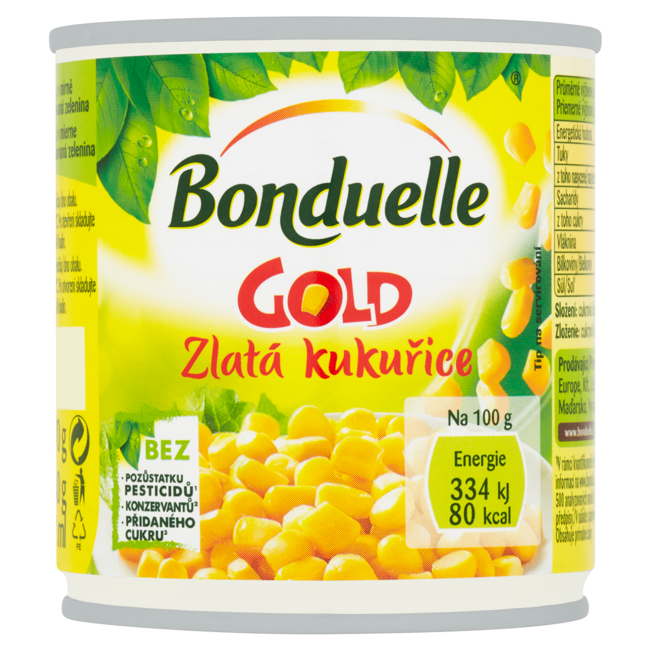 Bonduelle Bond.Kukuřice Zlatá 212 ml 