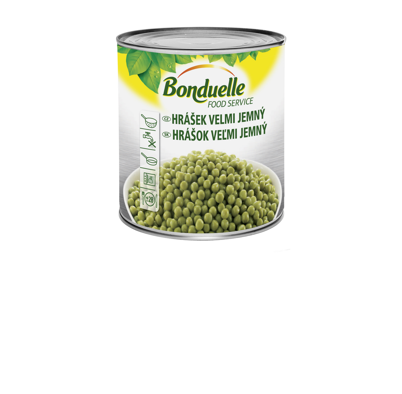 Bonduelle Hrášek velmi jemný 2,5 kg