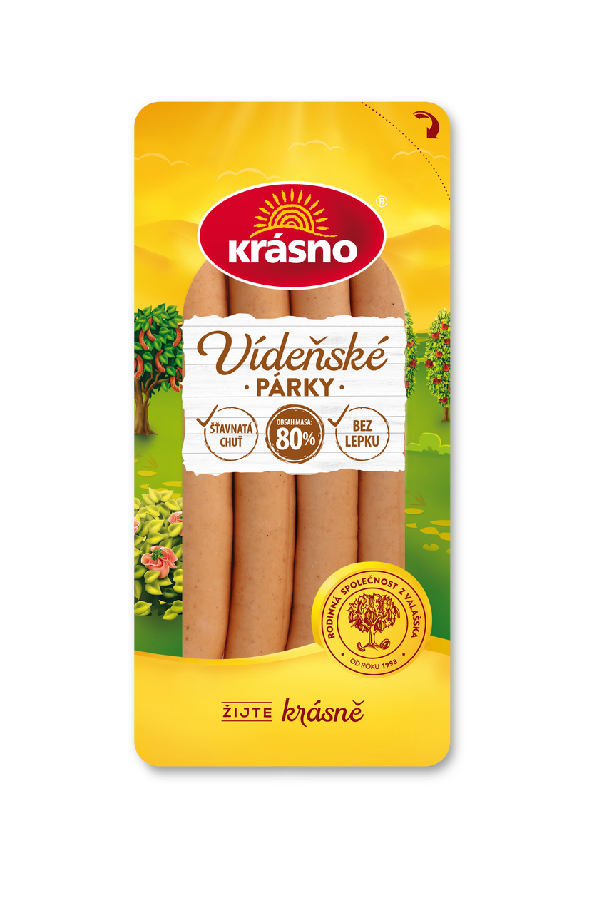 krásno Párky vídeňské chlaz. 200 g