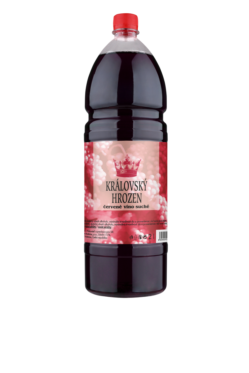 Královský hrozen červený 6 x 2 l PET
