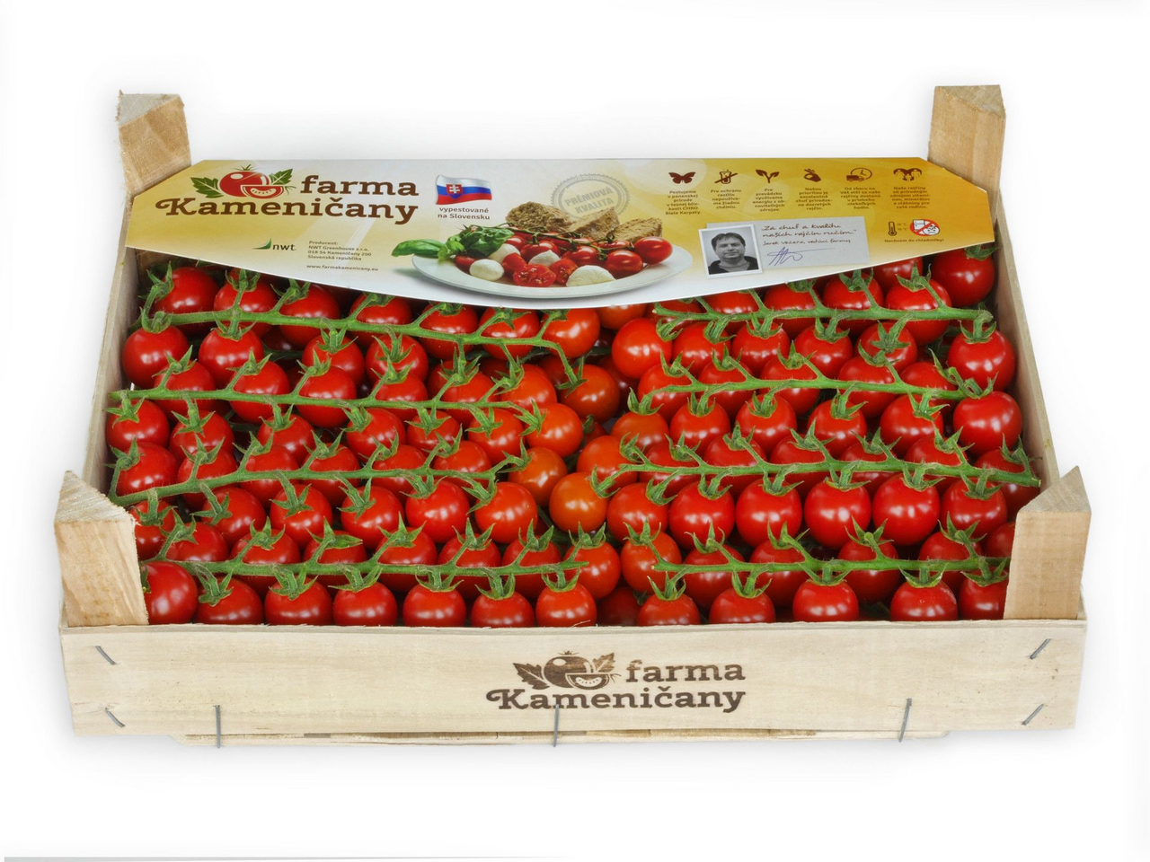 Rajčata Cherry keříková Belido CZ čerstvá 3 kg karton