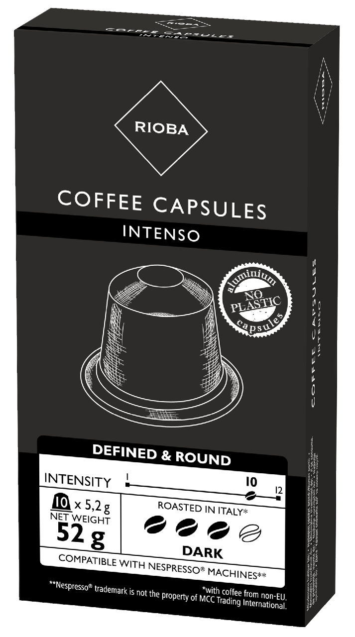 RIOBA Espresso Intenso káva 52 g kapsle