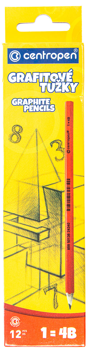 Tužka grafitová Centropen č.1 12 ks