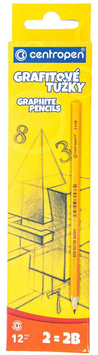 Tužka grafitová Centropen č.2 12 ks