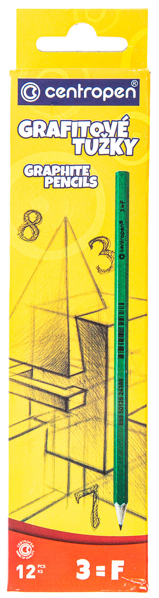 Tužka grafitová Centropen č.3 12 ks