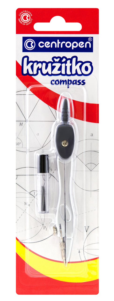 centropen Kružítko + náhradní tuhy 1 ks