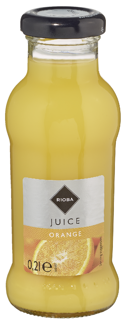 RIOBA Pomeranč 100 % džus 24 x 200 ml