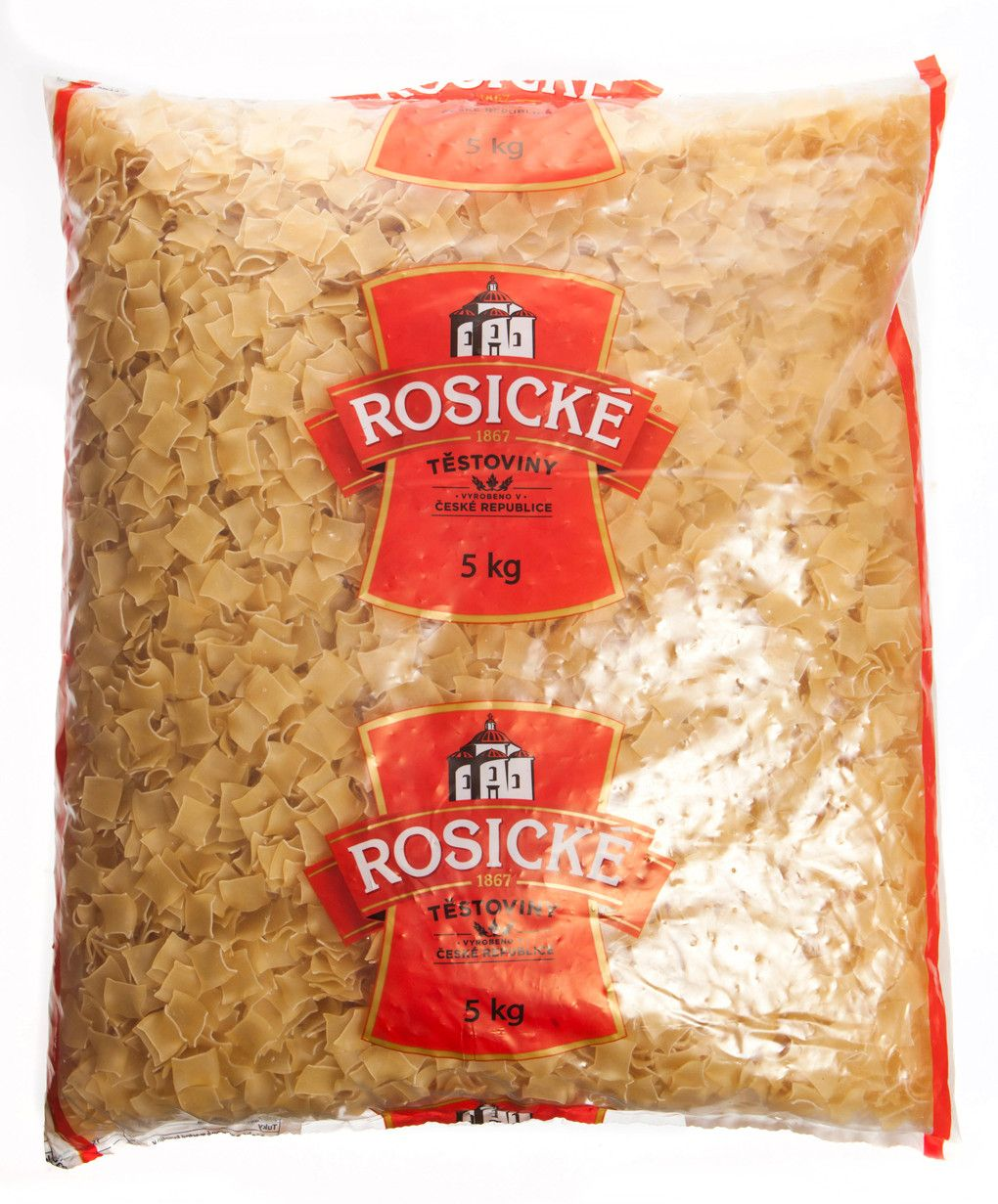 Rosické těstoviny Fleky bezvaječné velké 5 kg