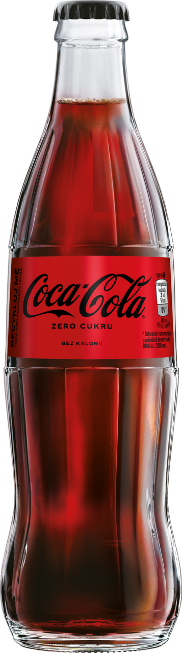 Coca-Cola Zero 24 x 330 ml vratná láhev