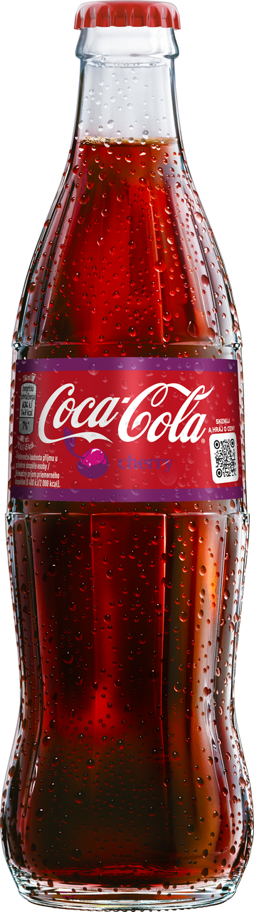 Coca-Cola Cherry 24 x 330 ml vratná láhev