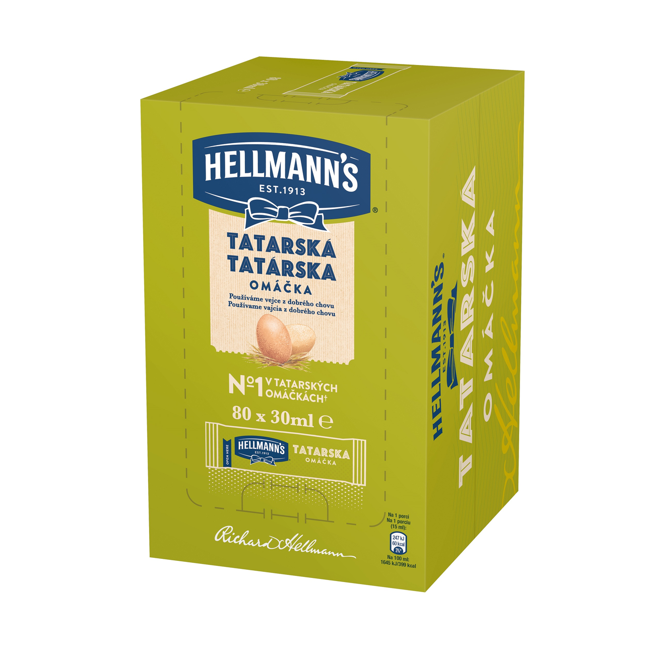 HELLMANN'S Tatarská omáčka porce chlaz. 80 x 30 ml