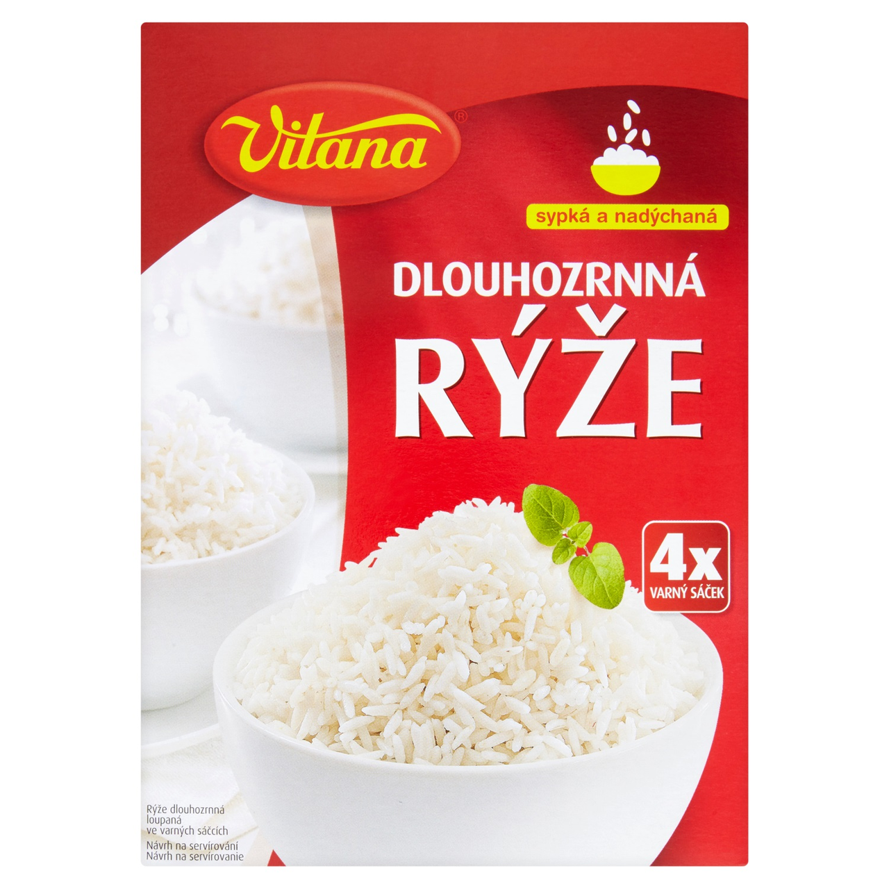 Vitana Rýže dlouhozrnná varné sáčky 7 x 400 g