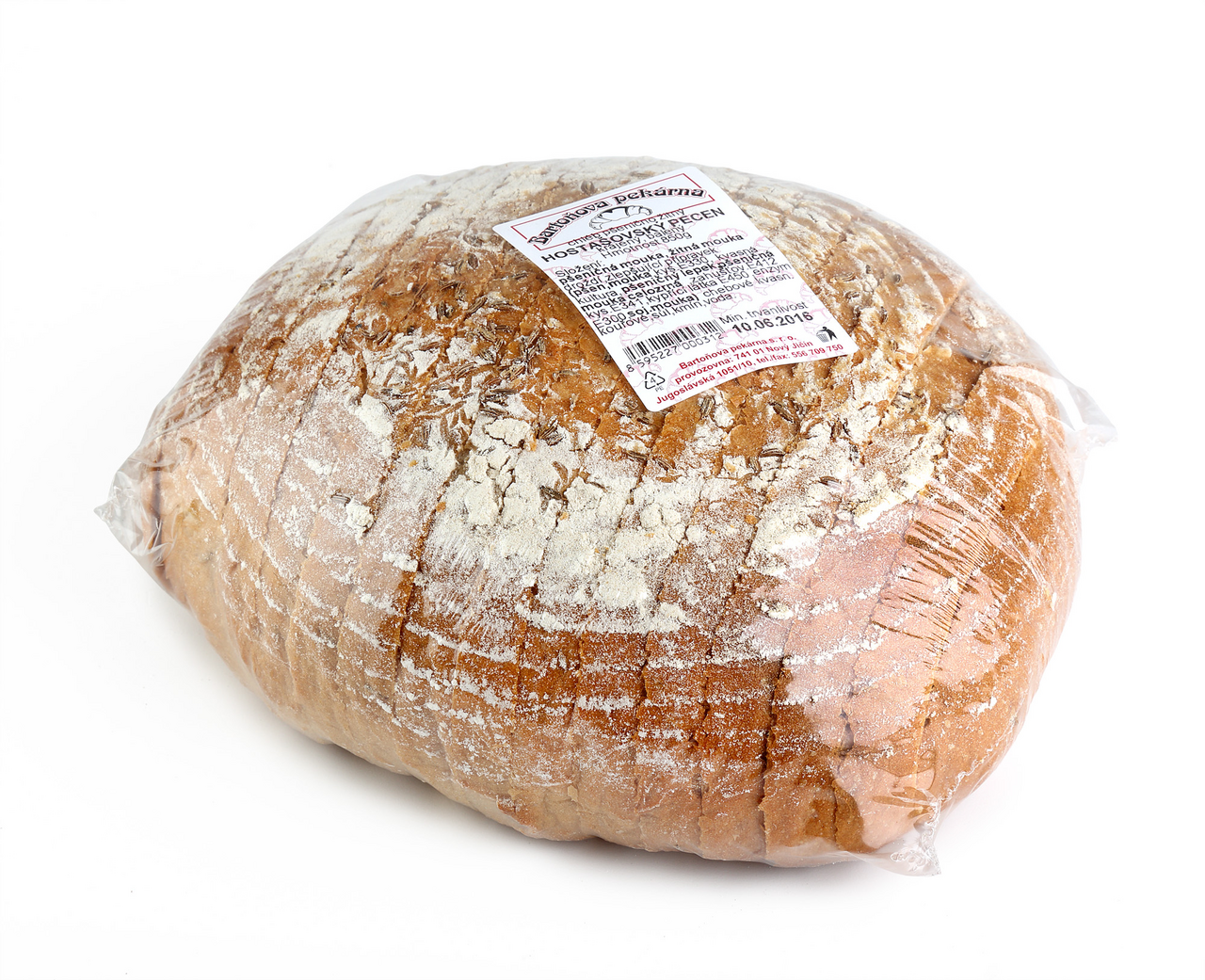 BARTONOVA PEKÁRNA Hostašovský pecen balený krájený 850 g