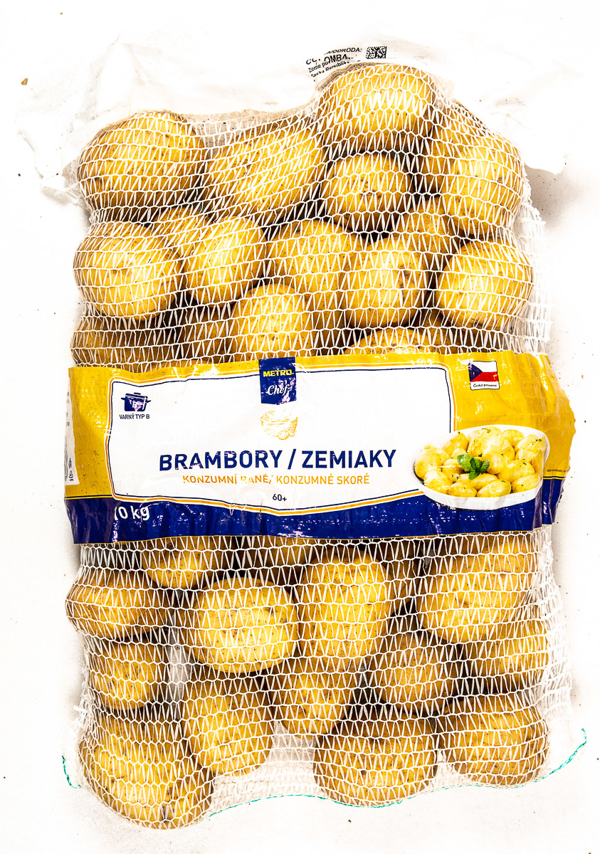 METRO Chef Brambory rané prané 60+ CZ čerstvé 10 kg