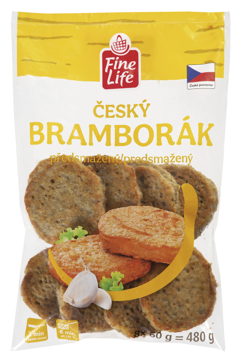 Fine Life Český bramborák mraž. 8 x 60 g