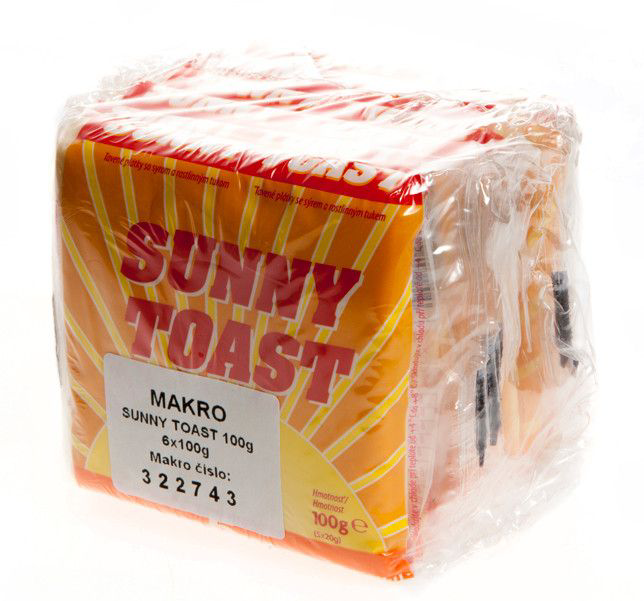 Sunny Toast tavené plátky s rostlinným tukem chlaz. 6 x 100 g