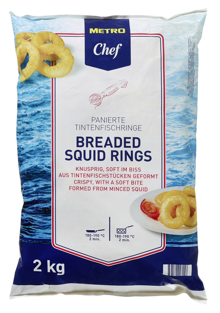 METRO Chef Kalmary kroužky obalované mraž. 2 kg
