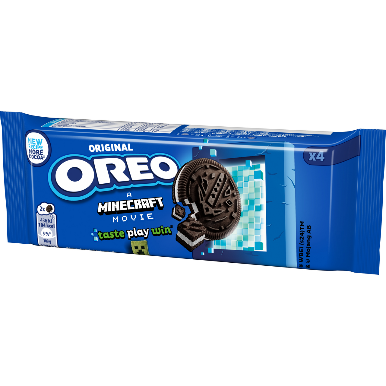 OREO Sušenky s náplní s vanilkovou příchutí 32 x 44 g