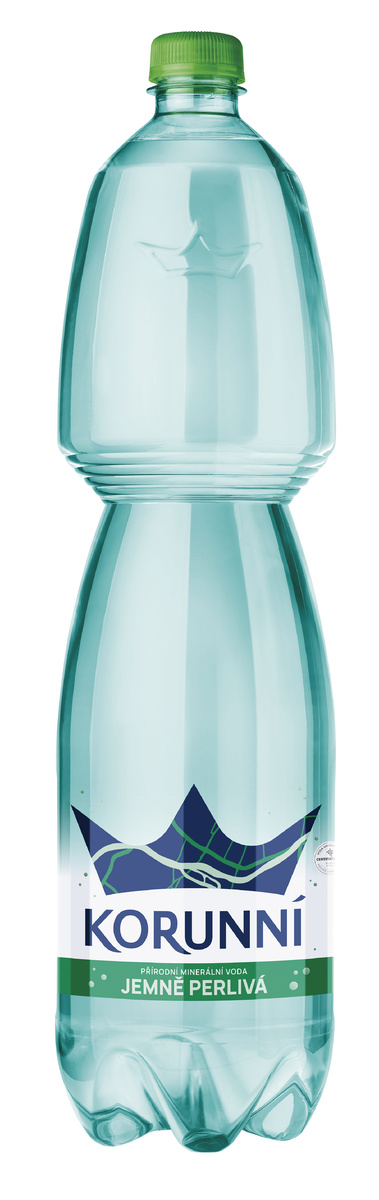 KORUNNÍ Voda minerální jemně perlivá 6 x 1,5 l