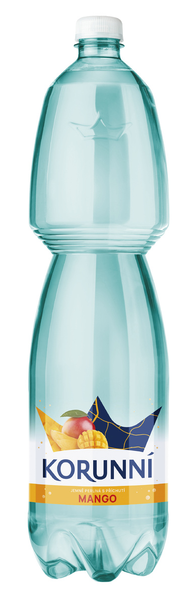 KORUNNÍ Voda minerální jemně perlivá mangoi 6 x 1,5 l PET