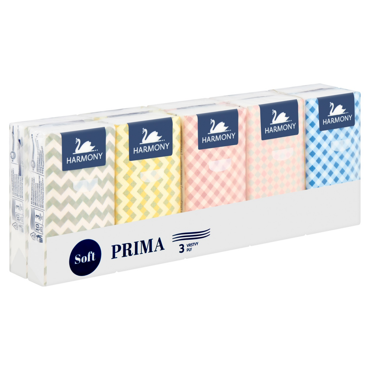 HARMONY Kapesníčky Prima 3vrstvé 10 x 10 ks