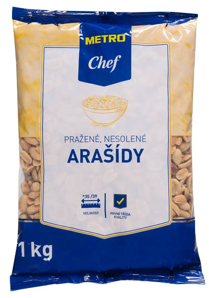METRO Chef Arašídy pražené nesolené CN 1 kg