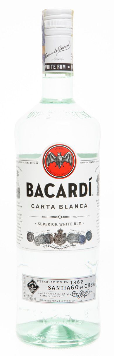 BACARDÍ Carta Blanca 37,5 % 1 l