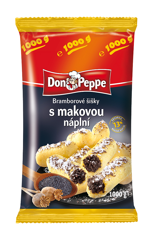 DON PEPPE Bramborové šišky s mákem mraž. 1 kg