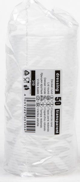 Víčko pro dressing misku 50 ks