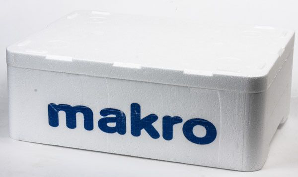 Box/bedna polystyrenová s víkem nosnost 5 kg 29 x 14,5 x 39,5 cm 1 ks