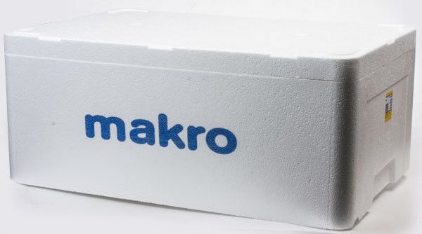 Box/bedna polystyrenová s víkem nosnost 20 kg 38 x 24,5 x 58 cm 1 ks