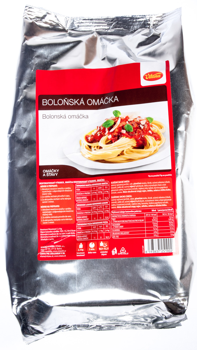 Vitana Omáčka boloňská 2,4 kg
