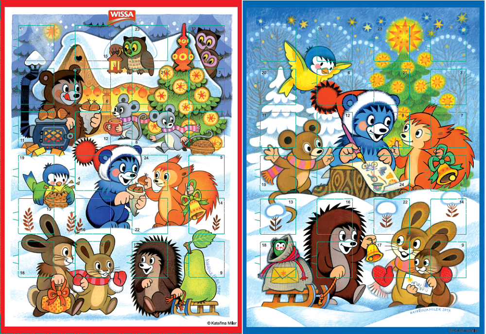 Adventní kalendář Baribal 50 g