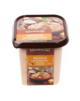 Varmuža Pomazánka sýrová s česnekem pikantní chlaz. 400 g